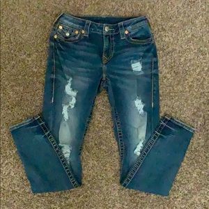 Low rise jeans